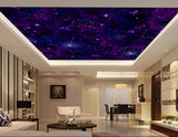 Avikalp MWZ3349 Purple Blue Stars Sky HD Wallpaper for Ceiling