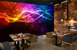 Avikalp MWZ3474 Red Blue Pink Bubbles HD Wallpaper for Disco Club Karaoke