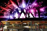 Avikalp MWZ3496 Singing Dancing Stars HD Wallpaper for Disco Club Karaoke