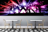 Avikalp MWZ3496 Singing Dancing Stars HD Wallpaper for Disco Club Karaoke