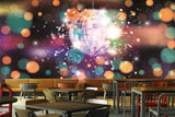 Avikalp MWZ3523 Pink Orange Green Bubbles HD Wallpaper for Disco Club Karaoke