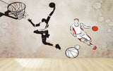 Avikalp MWZ3587 Basket Ball Foot Ball Players HD Wallpaper for Gym Fitness