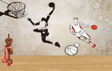 Avikalp MWZ3587 Basket Ball Foot Ball Players HD Wallpaper for Gym Fitness