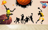 Avikalp MWZ3608 Basket Balls Players Young Boys HD Wallpaper for Gym Fitness