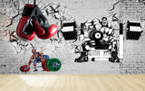 Avikalp MWZ3613 Fit Man Weight Lifting Boxing Gym Equipments HD Wallpaper for Gym Fitness