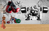 Avikalp MWZ3613 Fit Man Weight Lifting Boxing Gym Equipments HD Wallpaper for Gym Fitness